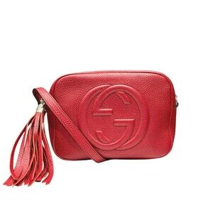 Gucci Small Disco Shoulder Bag Soho Leather 308364
